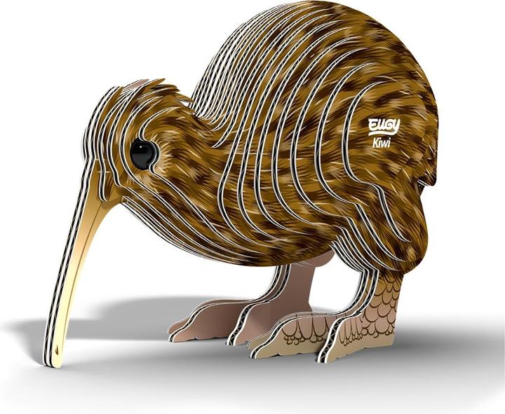 Actual product image Eugy 3D Brown Kiwi Craft Set (MQ6)