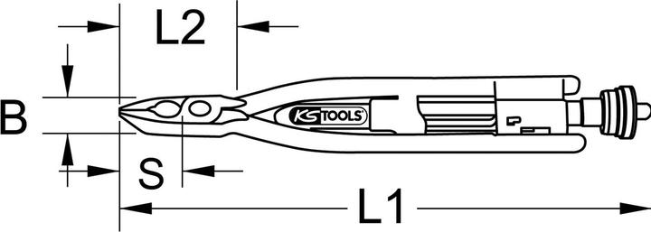 Produktbild KS Tools Drahtwirbelzange (265 mm)
