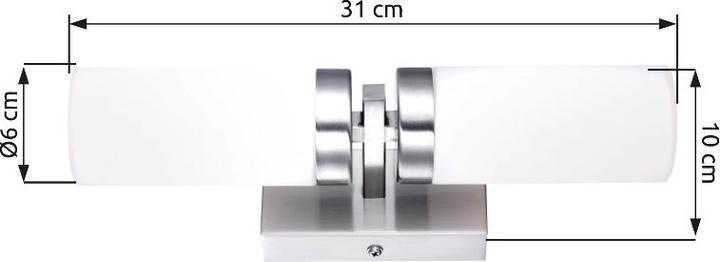 Actual product image Globo Wall lamp Space (E14)