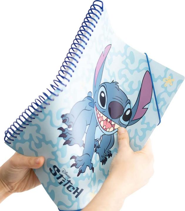 Immagine prodotto Disney Stitch - Cartella A4 con elastico + 30 magliette trasparenti (A4)