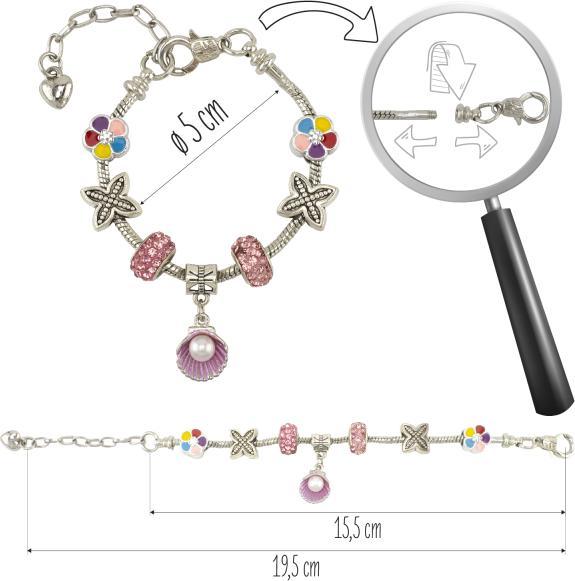 Immagine prodotto Ulysse Couleurs d'Enfance Bellissimo bracciale con motivo di perle (Metallo)