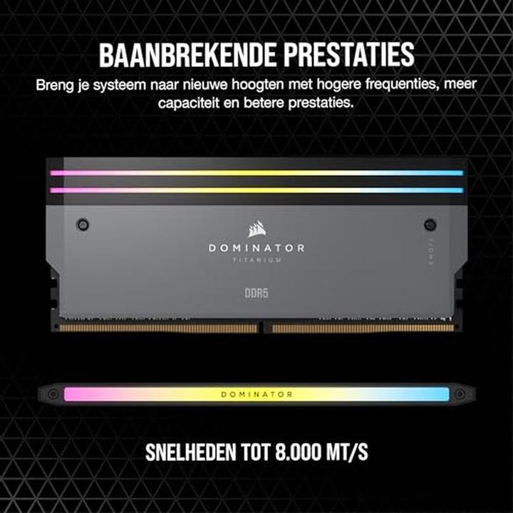 Produktbild Corsair Dominator Titanium (2 x 32GB, 6000 MHz, DDR5-RAM, DIMM)