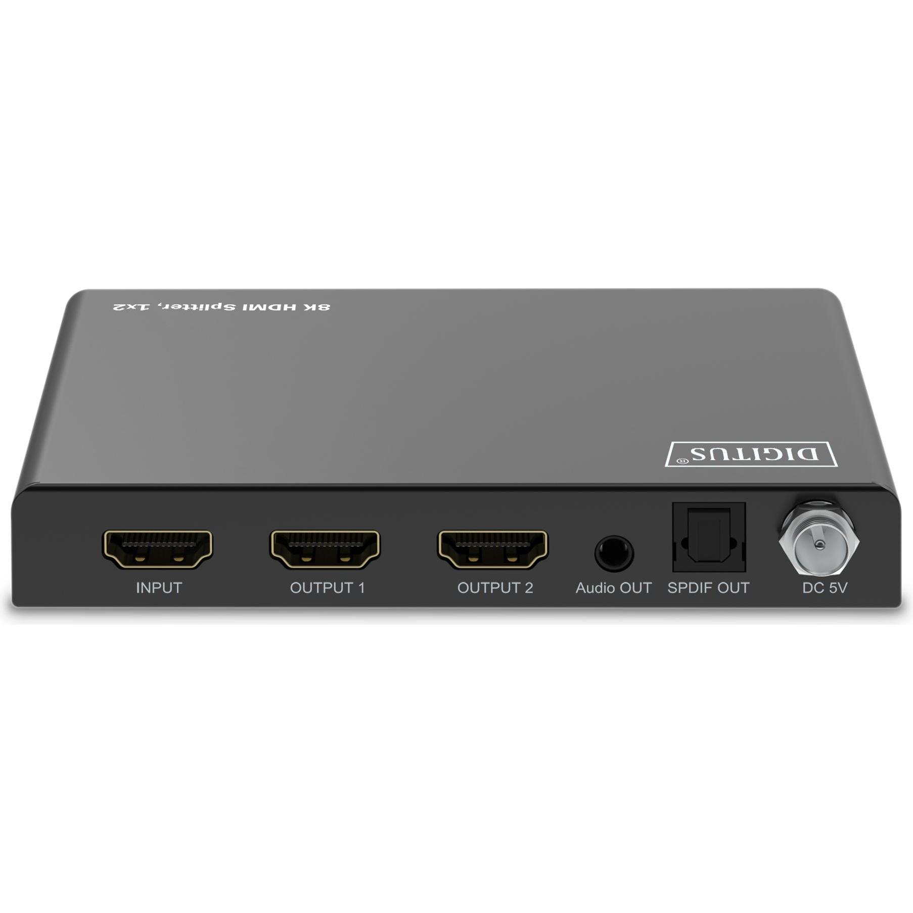 Thumbnail - Digitus 8K HDMI Splitter, 1x2, Switch Box