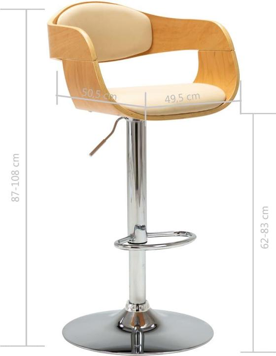 Produktbild vidaXL Barstuhl