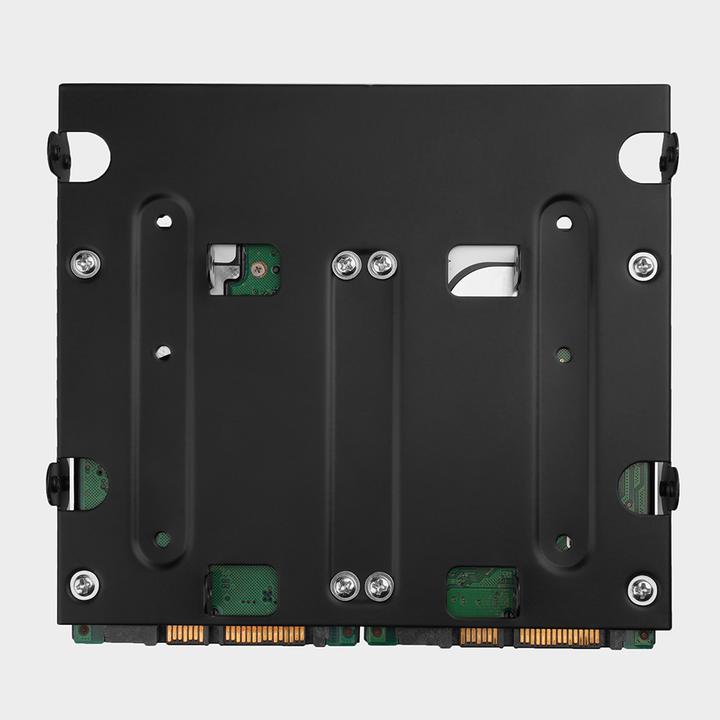 Actual product image Axagon RHD-225 mounting frame for 4x 2.5"/2x 2.5" + 1x 3.5" in 5.25" slot
