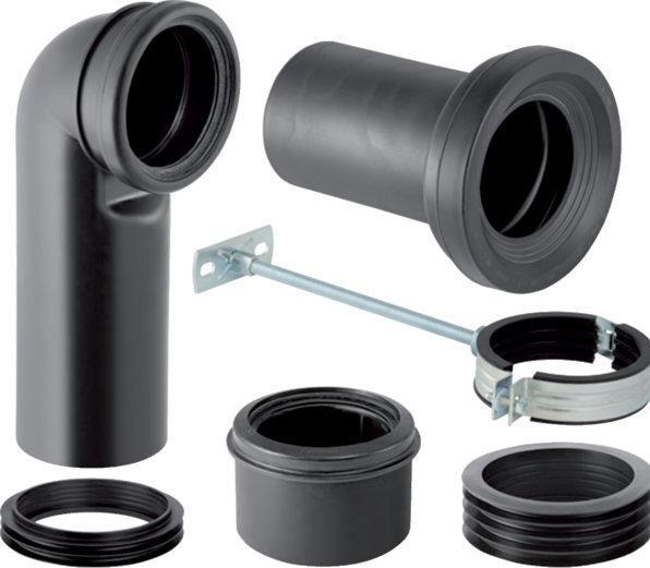 Geberit Garniture de raccordement Monolith pour WC au sol 131.082.16.1