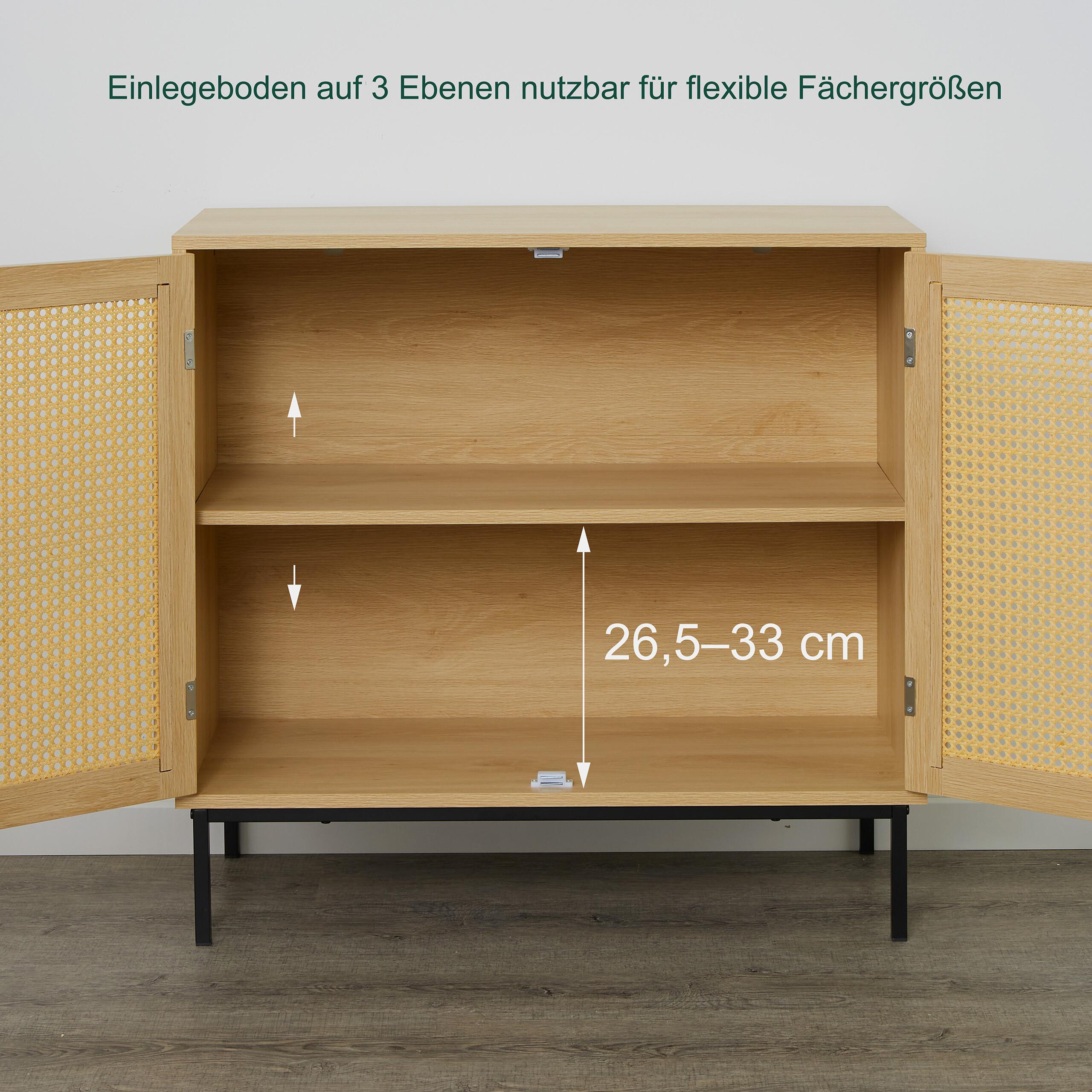 Thumbnail - Relaxdays, Kommode + Sideboard, Sideboard (80 x 35 x 76 cm)