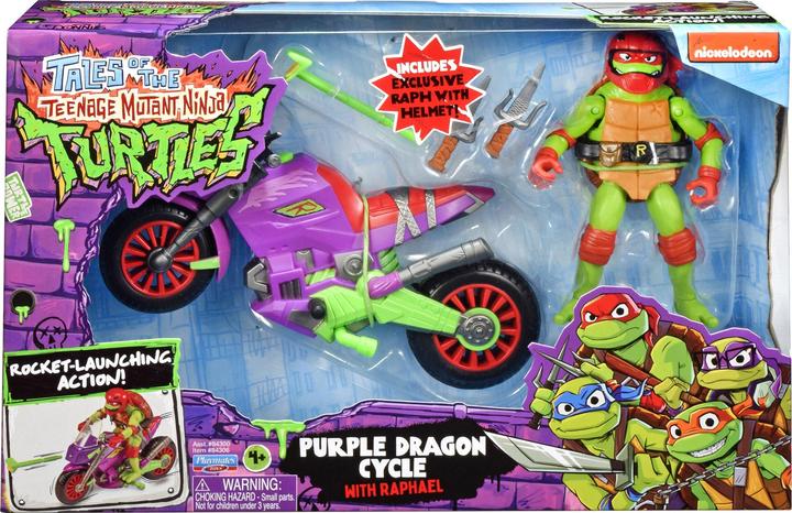 Immagine prodotto Playmates Tales of Teenage Mutant Ninja Turtles: Ciclo del Drago Viola con Raffaello
