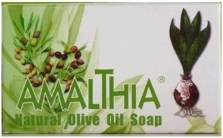Produktbild NoName AMALTHIA Olive Oil Natural Soap with Wild Onion for Hair Loss 125g (Flüssigseife)