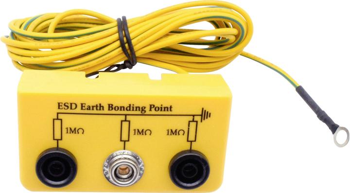 Actual product image Quadrios ESD earthing box 3.00 m socket, push button 10 mm