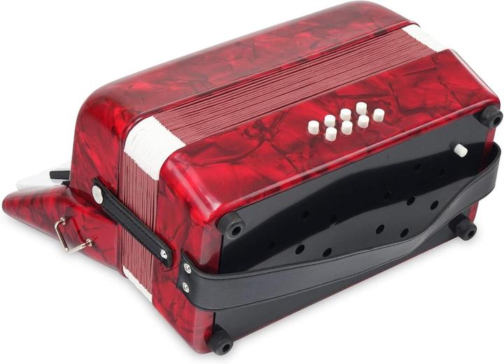 Produktbild Classic Cantabile Secondo Junior 8-Bass-Akkordeon für Kinder mit Trageriemen und Gigbag (Akkordeon)