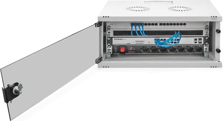 Produktbild Digitus Wandgehäuse Soho (4 HE, 19 Zoll Rack)