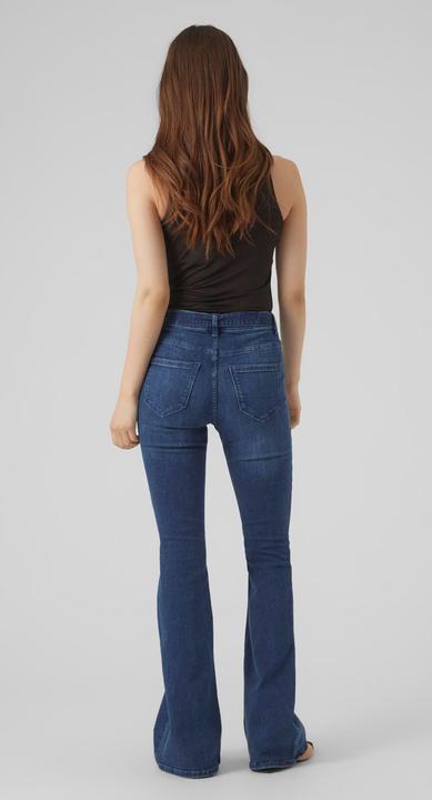 Actual product image Vero Moda VMSIGA Flared Belt High Waist Jeans (W26/L32)