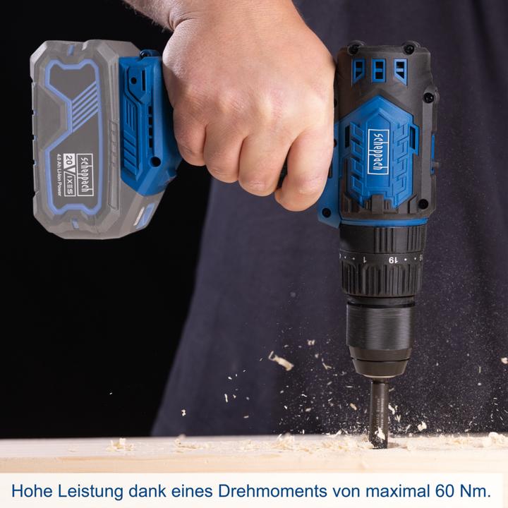 Produktbild Scheppach Akku-Schlagbohrschrauber BC-CD60-X (DIY) (Schlagbohrschrauber)