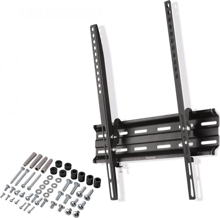 Produktbild Hama TV-Wandhalterung, neigbar, 165 cm (65") bis 35 kg, Wandabstand 2,8 cm (Wand, 35 kg, 32" - 65")