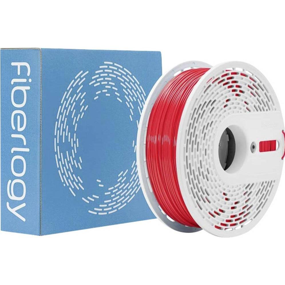 Fiberlogy PA12-RED-175-075 NYLON PA12 Filament PA12 chemisch beständig, hitzebes (1.75 mm, 750 g), Filamenti stampa 3D, Rosso