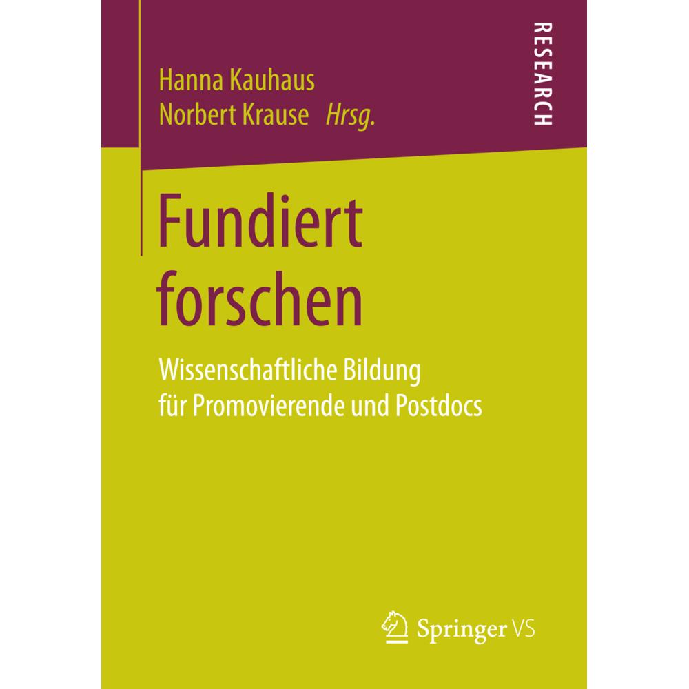 Fundiert forschen, Fachbücher von Hanna Kauhaus, Norbert Krause