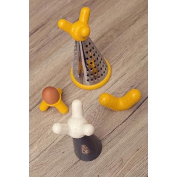 Thumbnail - ViceVersa Salt Pepper Dispenser Mayday yellow 10521, Pfeffermühle + Salzmühle, Gelb