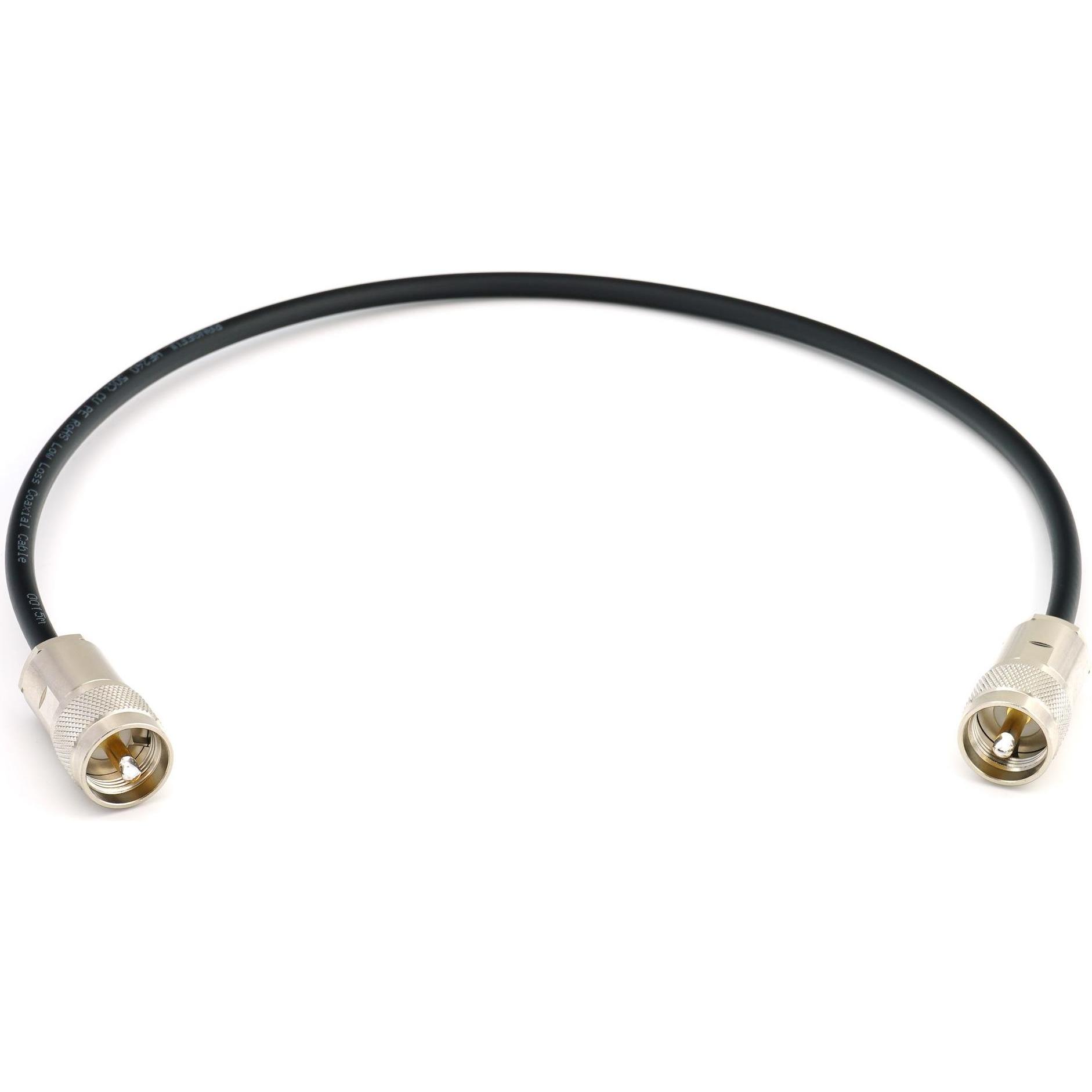 Rangeful Cavo coassiale radio CB UHF da PL259 a PL259 da 50 cm - HF240 (equivalente a LMR240) HF240-PL-PL-0,5 (Cavi antenna), Cavo antenna