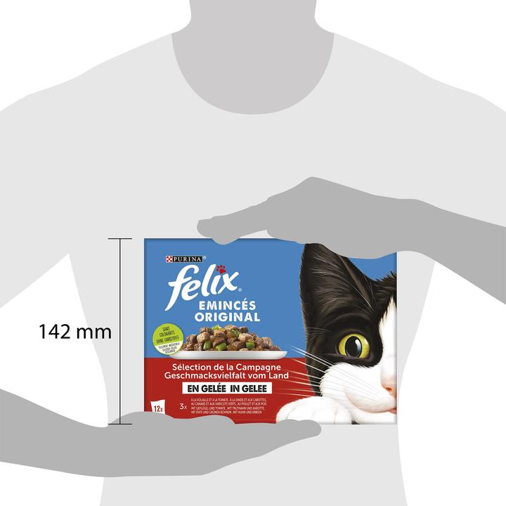 Immagine prodotto Felix Original Mixed Selection in Gelee (Adulto, 12 pz., 1020 g)
