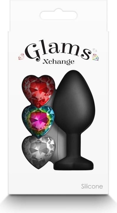 Actual product image NS Novelties Glams Xchange Heart Gem - Medium