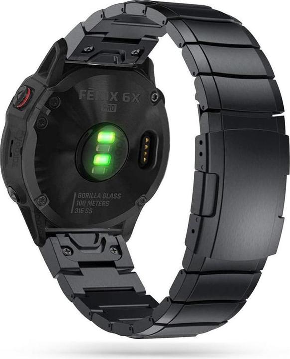 Image du produit Garmin Bande Tech Protect (26 mm, Acier inoxydable)