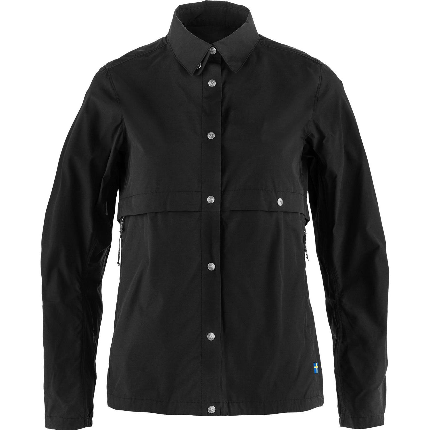 Fjällräven, Damen, Velojacke, Hoja Rider's Wind Jacket W (S), Schwarz, S