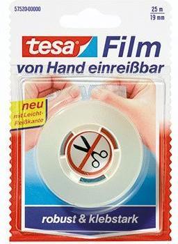 Actual product image tesa tesafilm adhesive tape can be torn by hand (19 mm)