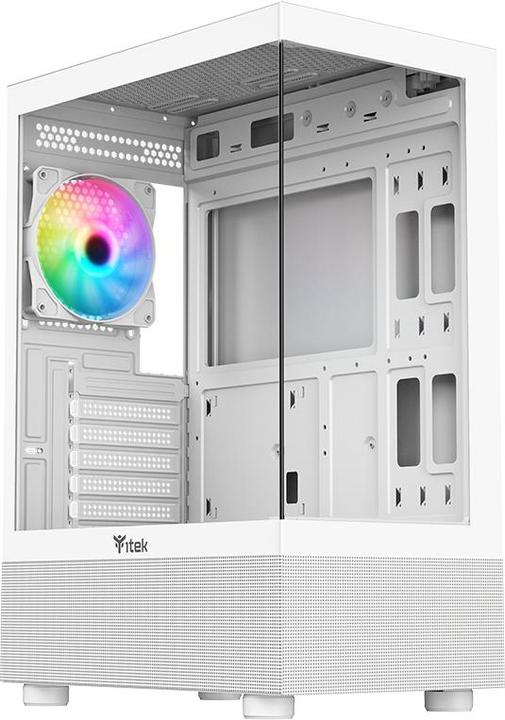 Immagine prodotto Itek Boitier Moyen Tour ATX Showbui 33 RGB avec panneaux vitrés (Blanc) (ATX, mATX, Mini-ITX)