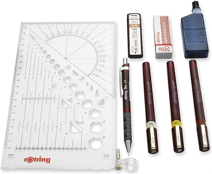 Produktbild Rotring Isograph Tuschefüller College Set