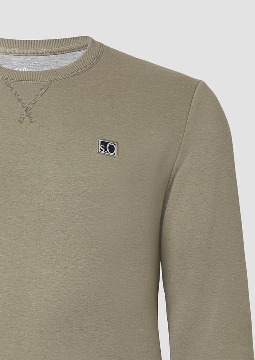Produktbild s.Oliver Sweatshirt Sweatshirt aus Baumwollmix mit Crew Neck (XXL)