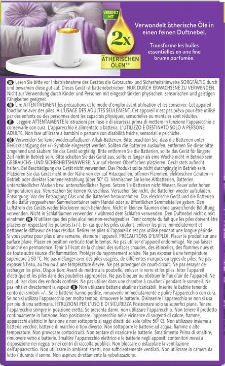 Produktbild Air Wick Aroma-Öl Diffuser Starter-Set Bergamotte & Lavendel