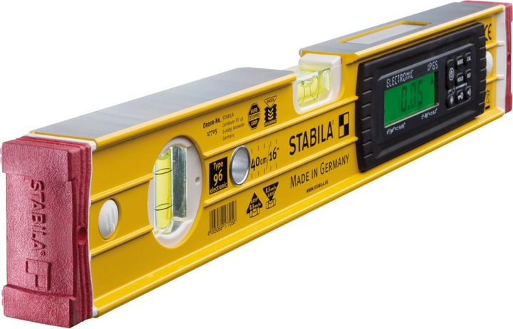 Immagine prodotto Stabila ElettronicaLivello TECH 19 elettronico IP 5 DigitaleLivelli e livelleBorsa (40 cm)