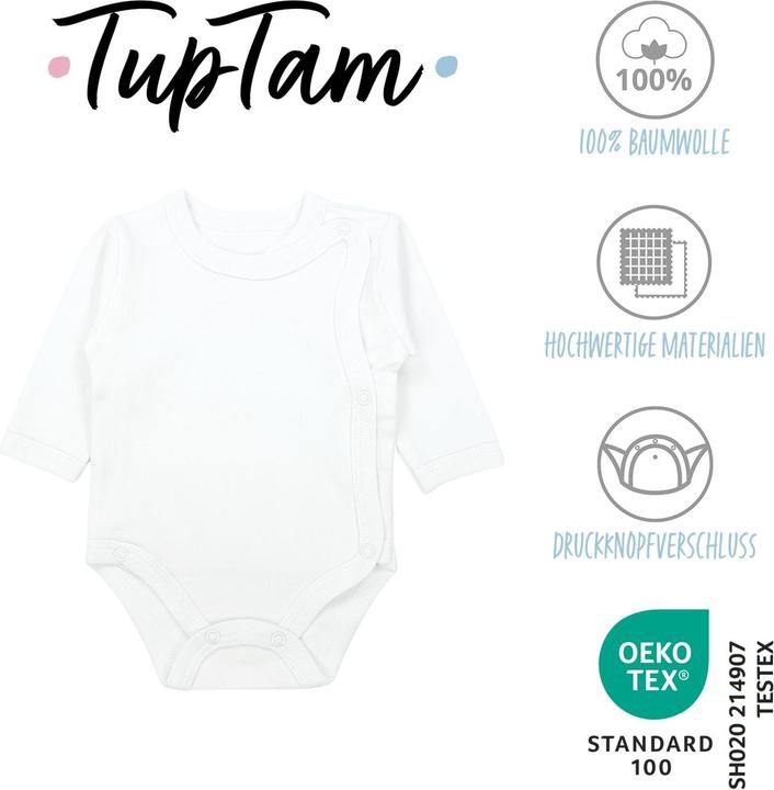 Actual product image TupTam Langarm Wickelbody - 5er Set (80)