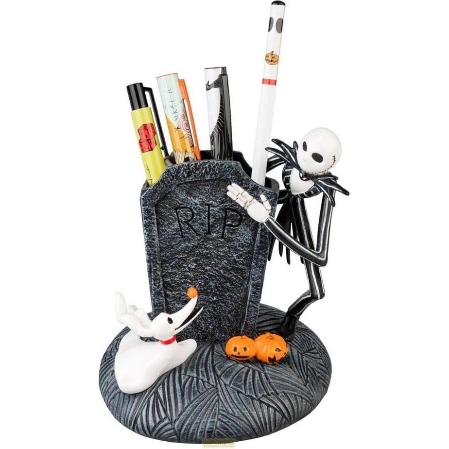 Grupo Erik Nero Accessori Per Scrivania, Disney Nightmare Before Christmas Pencil Holders + Pencils
