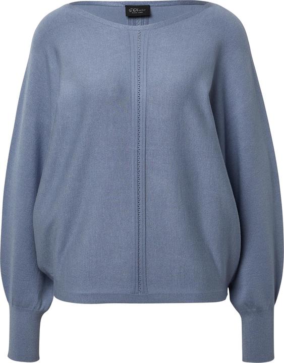 Produktbild s.Oliver Strickpullover Feinstrickpullover mit Fledermausärmeln und Ajour-Details (32)