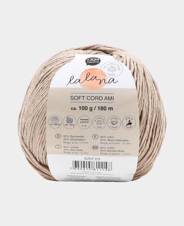 Actual product image Lalana Soft Cord Ami (180 m)