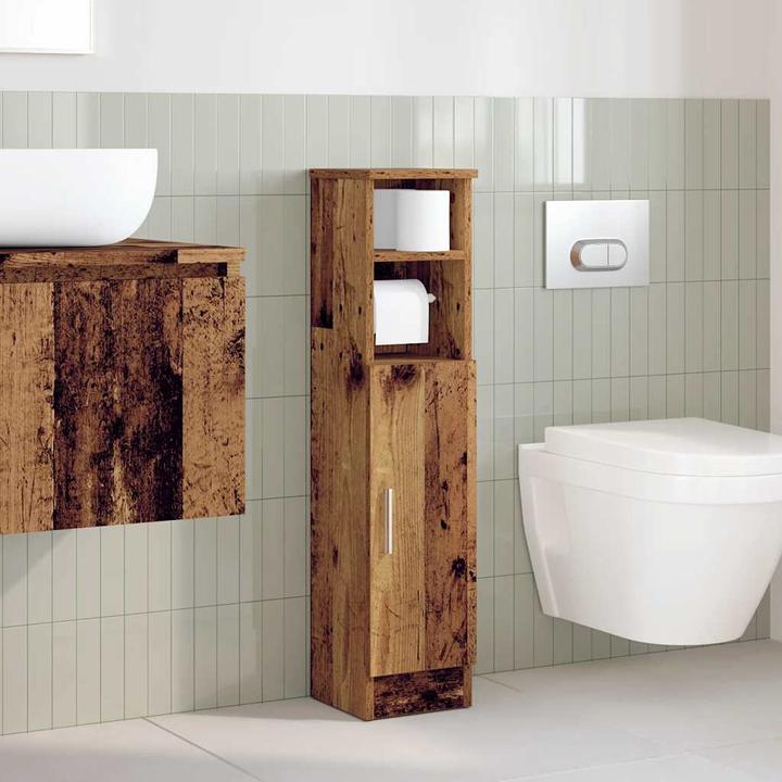 Actual product image vidaXL Badezimmerschrank (20.50 x 22 x 90 cm)