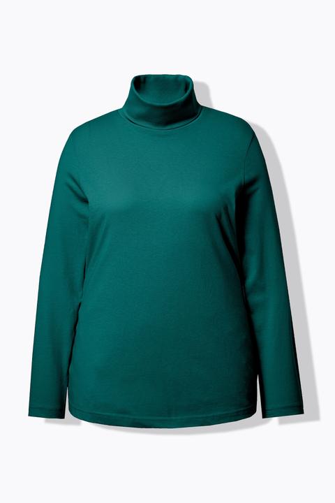 Actual product image Ulla Popken Basic Long Sleeve Slim Fit Turtleneck (60)