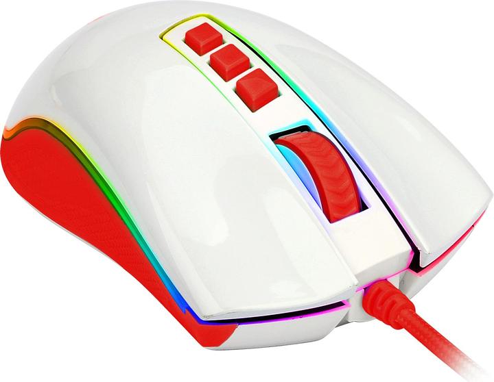 Actual product image Redragon M711C Cobra White/Red (Cable)