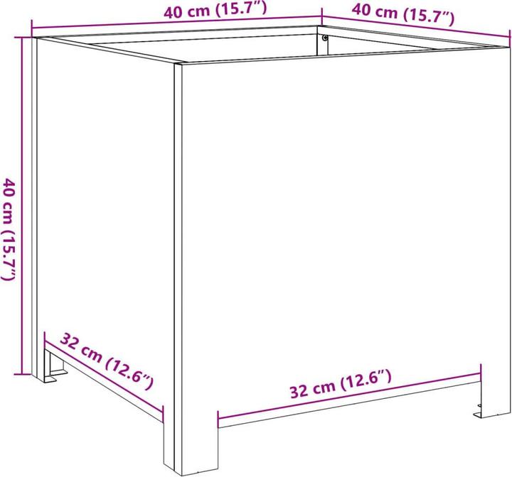 Image du produit vidaXL Pflanzkübel