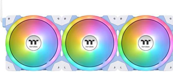 Actual product image Thermaltake Lot De 3 Ventilateurs De Boitier Swafan Ex Sync - 12cm (Bleu) (120 mm, 3 x)