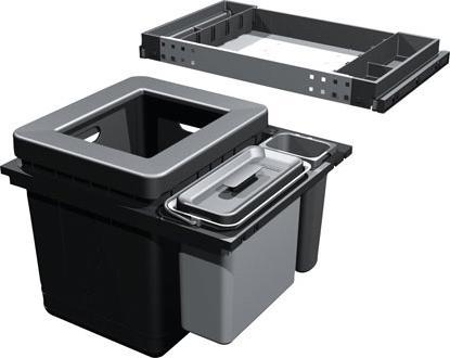Actual product image Franke Sweepingsystem -Sorter Serie 350 H Composta 60 for BLUM Tandembo (40 l)