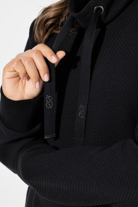 Produktbild Laurasøn Sweatshirt mit hohen Kragen, Langarm, Jaquard Ware (40)