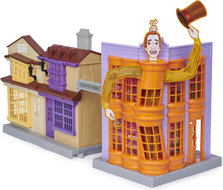 Produktbild Spin Master Wizarding World Harry Potter - Diagon Alley (Winkelgasse) Spielset mit Licht und Sound sowie 2