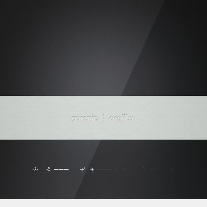 Produktbild Gorenje WHI643ORAB cooker hood Wall-mounted Black ³/h B (Wandhaube)