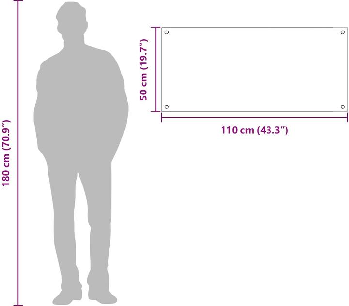 Immagine prodotto vidaXL Küchenrückwand