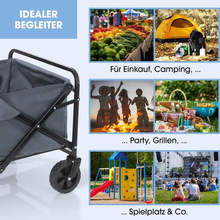 Actual product image Easymaxx Klappbarer Bollerwagen