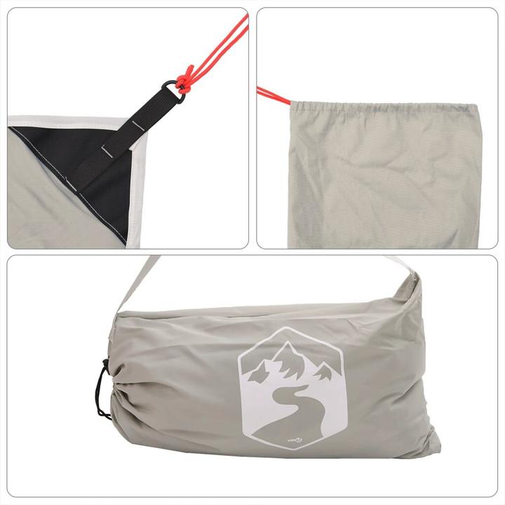 Produktbild VidaXL Strand-Schattenzelt mit Sandsäcken 304 x 300 cm (Strandzelt + Strandmuschel, 0.18 kg, 8 Personen)