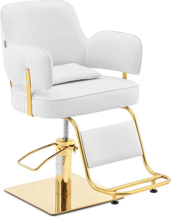 Produktbild Physa Friseurstuhl mit Fussstütze höhenverstellbar Barber-Stuhl 200 kg Ossett White